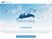 Tablet Screenshot of cherylleong.com